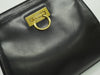 Secondhand Celine Gancini Handbag Black Leather Bags