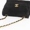 Chanel Vintage Clutch Pleated Leather