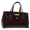 Secondhand Louis Vuitton Wilshire Handbag Monogram Vernis