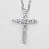 Secondhand Tiffany & Co. Cross Pendant Platinum and Diamonds