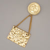 Secondhand Chanel Vintage Medallion Flap Bag Brooch