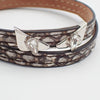 Secondhand Fendi Selleria Monster Bracelet Leather with Metal Detail