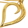 Tiffany & Co. Leaf Heart Pendant Necklace 18K Yellow Gold