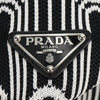 Secondhand Prada Signaux Shoulder Bag Jacquard Knit