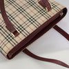 Secondhand Burberry Nova Check Tote canvas check pattern