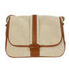 Hermes Bourlingue Messenger Bag Toile with Leather