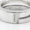 Secondhand Gucci Logo Band Ring Sterling
