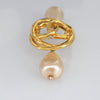 Secondhand Chanel CC Coco Brooch Metal with Faux Pearls and Crystals