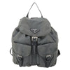 Secondhand Prada Double Front Pocket Backpack Tessuto