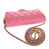 Secondhand Chanel Classic Sunglasses Case with Chain Quilted Lambskin with Rainbow Hardware