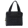 Chanel Coco Mark Black cakfskin