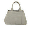 Secondhand Prada Canapa Tote Gray Canvas Bags