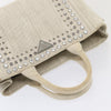 Secondhand Prada Canapa Tote Rhinestone Embellished