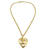Secondhand Chanel CC Heart Pendant Necklace