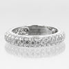 Secondhand Cartier Mimi Full Pave Band Ring Platinum with Diamonds