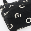 Chanel Vintage Coco Logo Zip Tote Quilted Printed Canvas