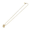 Secondhand Christian Dior CD Pendant Necklace Gold-plated