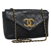 Chanel Vintage CC Mini chain Shoulder Bag Leather