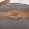 Christian Dior CD Shoulder bag Canvas and Leather