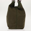 Secondhand Prada Resin Handle Tote Tessuto