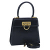 Secondhand Salvatore Ferragamo Gancini Convertible Top Handle Bag