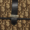Christian Dior Vintage Trotter Crossbody Bag Diorissimo Coated Canvas