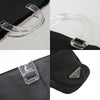 Prada Logo Flat Tote Bag. Nylon Tessuto