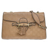 Secondhand Gucci Emily Chain Flap Bag Guccissima