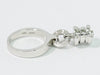 Secondhand Bvlgari B.Zero1 Element Dangle Charm Ring 18K White Gold with Diamond