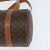 Celine Vintage Macadam Shoulder Bag Canvas and Leather