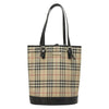 Secondhand Burberry Nova Check Tote canvas check pattern