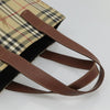 Secondhand Burberry Top Handle Tote Haymarket