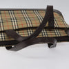Secondhand Burberry Nova Check Handbag Nova Check Canvas and