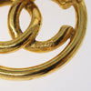 Secondhand Chanel CC Brooch Gold Metal Jewelry