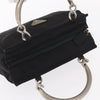 Secondhand Prada Metal Handles Tote Tessuto