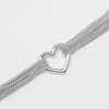 Secondhand Tiffany & Co. Multistrand Mesh Heart Toggle Bracelet Sterling
