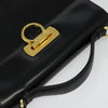 Secondhand Salvatore Ferragamo Gancini Convertible Top Handle Bag
