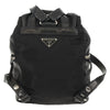 Secondhand Prada Buckle Backpack Quilted Tessuto