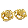 Secondhand Chanel Vintage Cut-out CC Clip-On Earrings