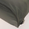 Secondhand Prada Front Zip Drawstring Backpack Tessuto