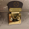 Louis Vuitton Spring Street NM Handbag Monogram Vernis with Monogram Canvas