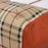 Secondhand Burberry Canterbury Panels Tote Haymarket Coated Canvas and