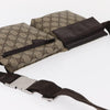 Secondhand Gucci Vintage Double Belt Bag GG Canvas with