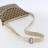 Secondhand Gucci Zip Messenger Bag GG Canvas with Perforated