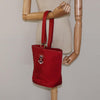 Secondhand Celine Handbag Red Canvas Bags