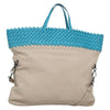 Secondhand Bottega Veneta Open Tote Canvas with Intrecciomirage