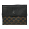 Celine Vintage Bifold Wallet Macadam Coated Canvas