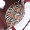 Burberry Nova Check Tote Leather