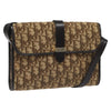 Christian Dior Vintage Trotter Crossbody Bag Diorissimo Coated Canvas