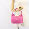 Secondhand Prada Hobo Tessuto Pink Nylon Bags